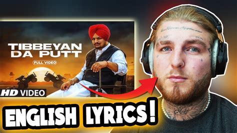 English Lyrics Tibeyan Da Putt Full Video Sidhu Moose Wala Tribute