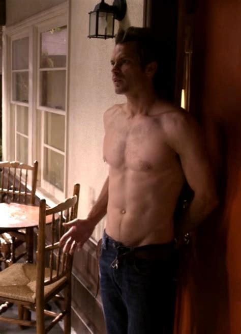 Shirtless Sexy Timothy Olyphant