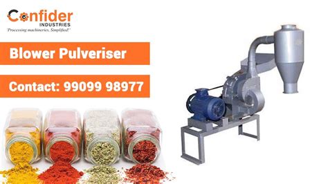 Blower Masala Pulveriser Small Business Machine Youtube