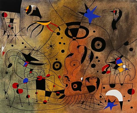 Joan Miro Daprès Planche Xiii De 1959 Constellations En Vente Sur