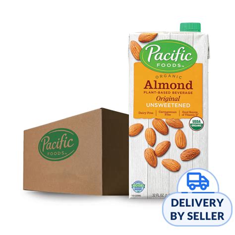 Pacific Foods Organic Unsweetened Almond Beverage X Ml Ntuc