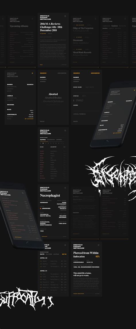 Encyclopaedia Metallum: The Metal Archives on Behance