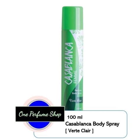 Jual Parfum Casablanca Deodorant Body Spray Verte Clair 100 Ml Shopee