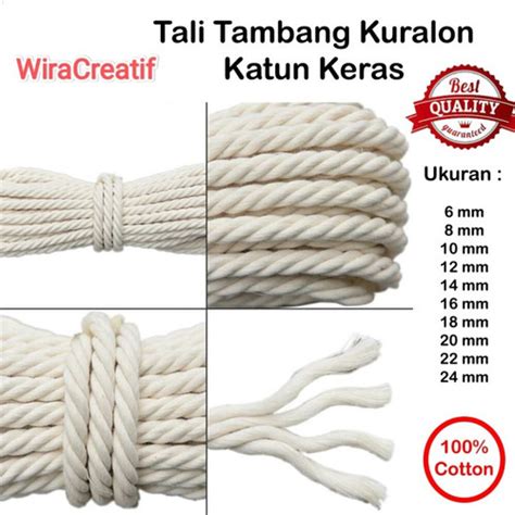 Jual Tali Tambang Kuralon Tambang Katun Tambang Putih Tambang Besar