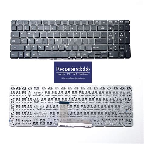 TECLADO DE LAPTOP TOSHIBA L50 B C50 C Us ENTER FINO