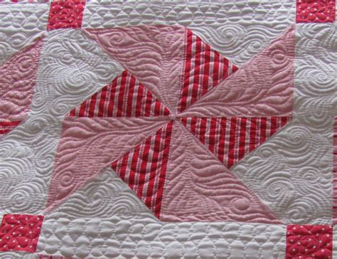 Machine Quilting Pinwheel Quilt Blocks Pretty In Pink Machine