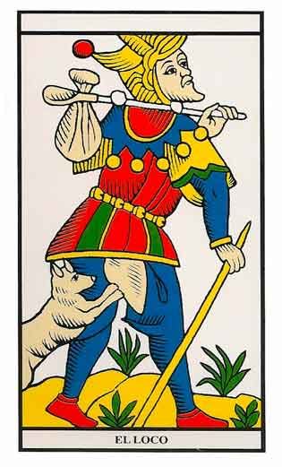 El Loco Tarot De Marsella Arcanos Mayores Tarot Sol Aguilar