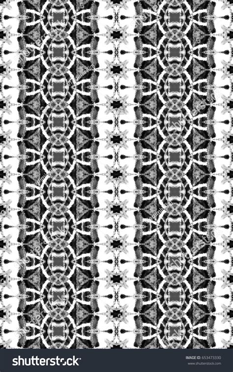 Seamless Black White Rectangle Vertical Pattern Stock Illustration