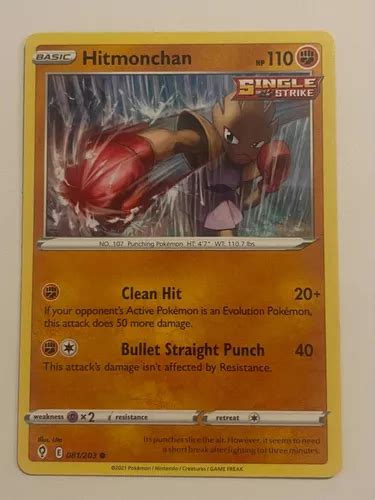 Pok Mon Tcg Hitmonchan Meses Sin Intereses