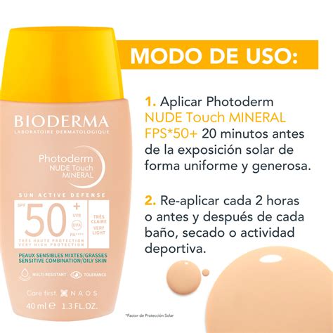 Bioderma Photoderm Nude Touch Spf Tono Muy Claro Ml Dermalia