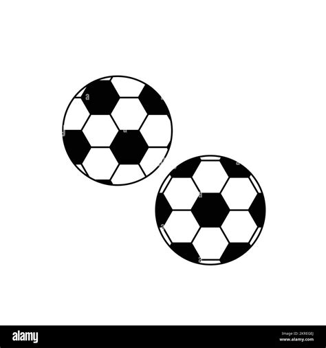 Football Or Soccer Ball Vector Set Clipart Dog Toy Soccer Ball Stock