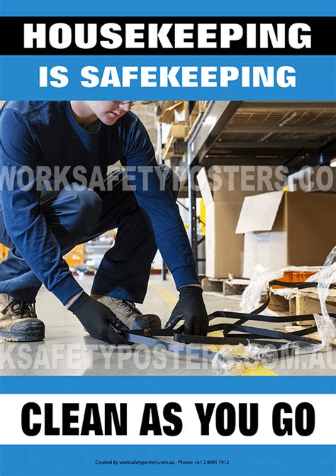 Keep Your Workplace Safe Housekeeping Safety Posters Safety Posters