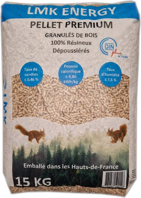 Granulés de bois PELLET PREMIUM sac de 15 kg Leroy Merlin