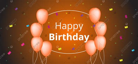 Happy Birthday 3d Vector Background Poster Background Celebration