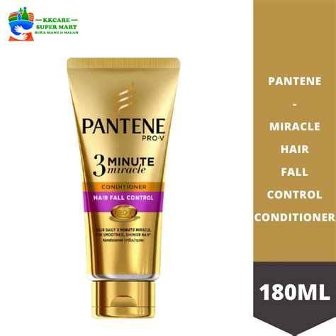 Pantene 3 Minute Miracle Hair Fall Control Conditioner 180ml Shopee Malaysia