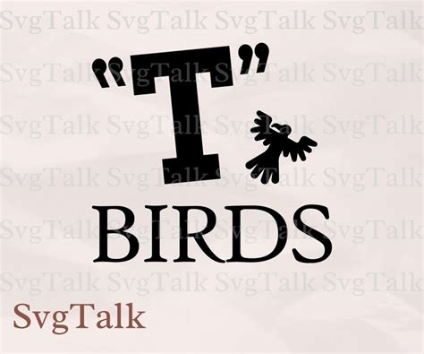 T Birds Svg Grease Svg Retro Vintage Svg Halloween Svg Lazy
