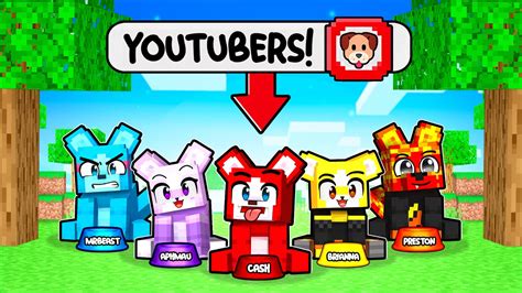 Cash Has Youtuber Pets In Minecraft Youtube