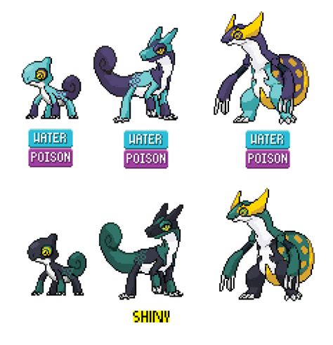 Fakemon Starters Water