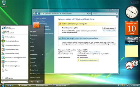 All Sizes Windows Vista 6000 Rtm Start Menu Windows Update Flickr