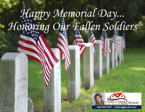 Memorial Day Honoring Our Fallen Soldiers