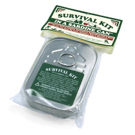 Survival Kit In A Sardine Can The Green Head