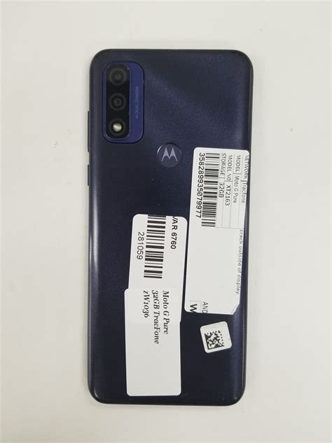 Motorola Moto G Pure 32GB Blue XT2163DL TracFone Discounted ZW1036