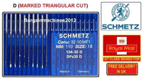 Schmetz Dpx35d 134 35d Canu3210mfi Nm11018 Industrial Sewing Machine