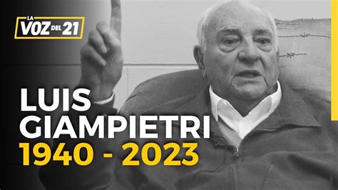 Ltima Entrevista De Luis Giampietri Almirante Y Exvicepresidente En