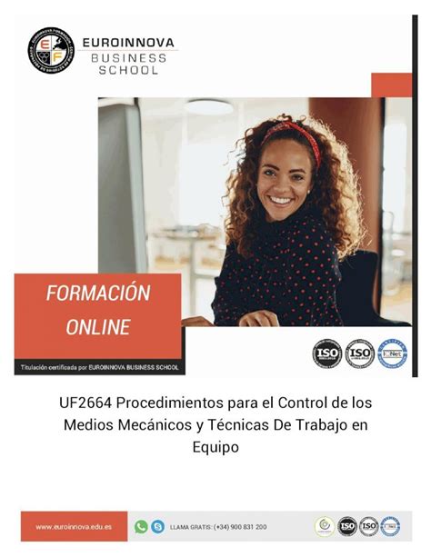 Pdf Formaci N Online Control De Los Medios Mec Nicos Y T Cnicas De