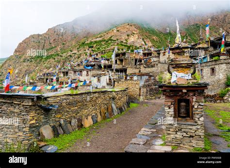 Nar Village Annapurna Conservation Area Nepal July 22 2018