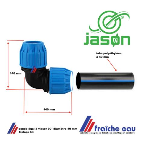 Coude Gal Mm Jason Angle Raccord Compression Pour Tube