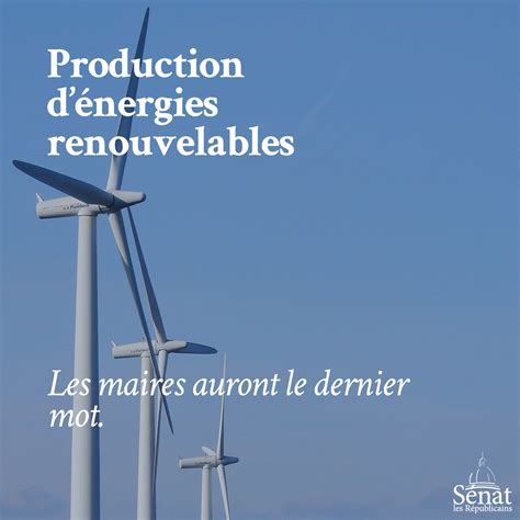 Projet De Loi énergies Renouvelables Le Sénat Donne Plus De Pouvoir