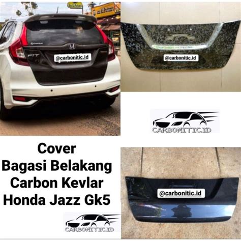 Jual Cover Bagasi Belakang Honda Jazz Gk Model Look Oem Jdm Carbon