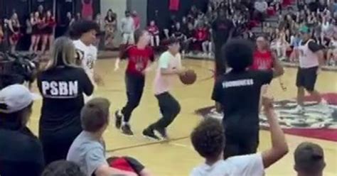 Watch: Teen with special needs makes thrilling buzzer beater shot