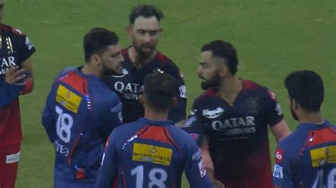 Lsg Vs Rcb Ipl Virat Kohli Gets Into Fight With Naveen Ul Haq