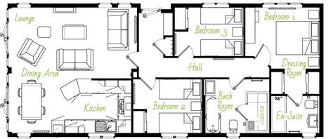 Three Bedroom Lodge Log Cabins