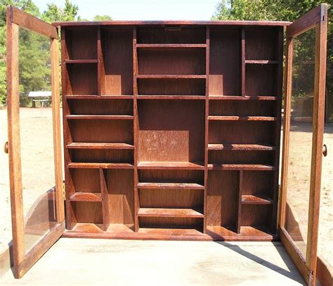 Wood Shadow Box Wooden Display Case Curio Curiosities Craft Etsy