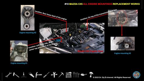 10 Mazda CX5 Engine Mountings Replacement Works YouTube