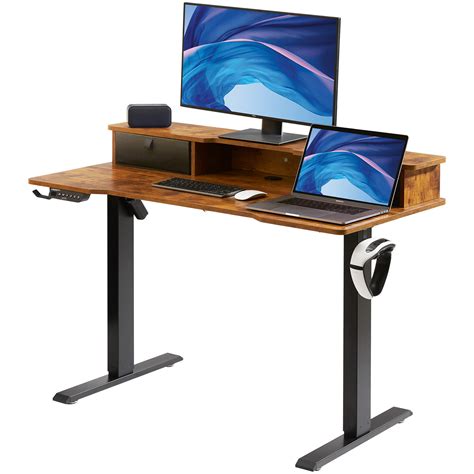 Inbox Zero Aleksa W Height Adjustable Rectangle Standing Desk