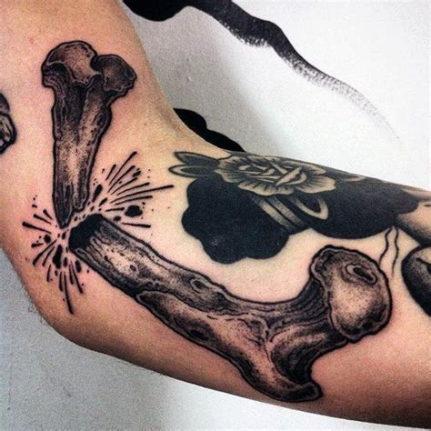 70 Bone Tattoo Designs For Men Skeletal Ink Ideas