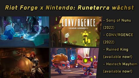 Riot Forge x Nintendo Hextech Mayhem und Ruined King veröffentlicht