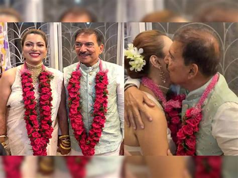 Arun Lal Second Marriage With Bulbul Saha At The Age Of 66 Photos Goes Viral Arun Lal Marriage