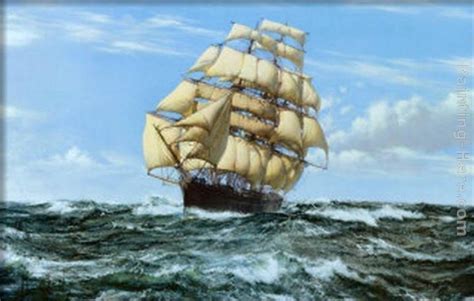 Montague Dawson Racing Home, The Cutty Sark Painting | Best Paintings For Sale