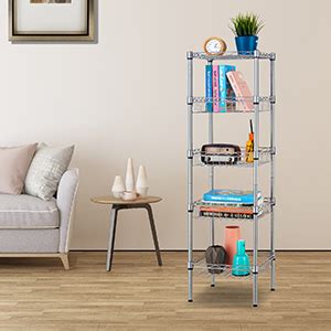 Amazon SINGAYE Storage Shelves 5 Tier Wire Shelving Unit With