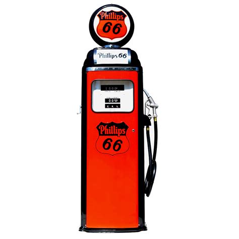 National 360 Computer Face Pump Orange And Black Gas Pump Heaven