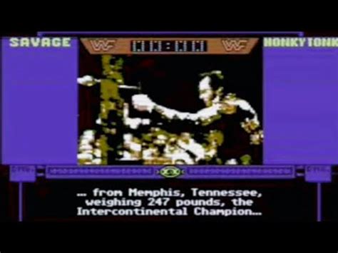 Honky Tonk Man Theme WWF MicroLeague Wrestling Commodore 64 YouTube