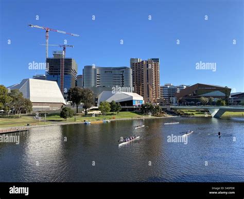 Adelaide city skyline Stock Photo - Alamy