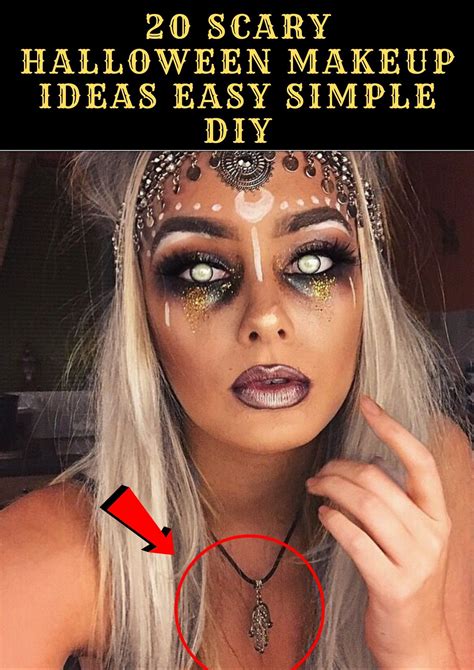 20 Scary Halloween Makeup Ideas Easy Simple Diy Halloween Makeup Easy