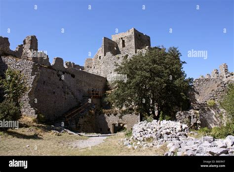 Château De Puilaurens Banque De Photographies Et Dimages à Haute