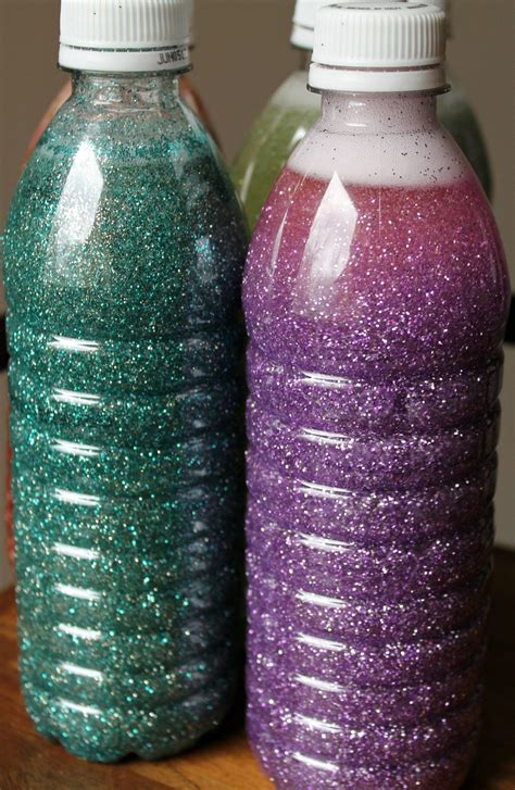 Sensory Glitter Bottles | Glitter bottle diy, Glitter sensory bottles, Glitter water bottles